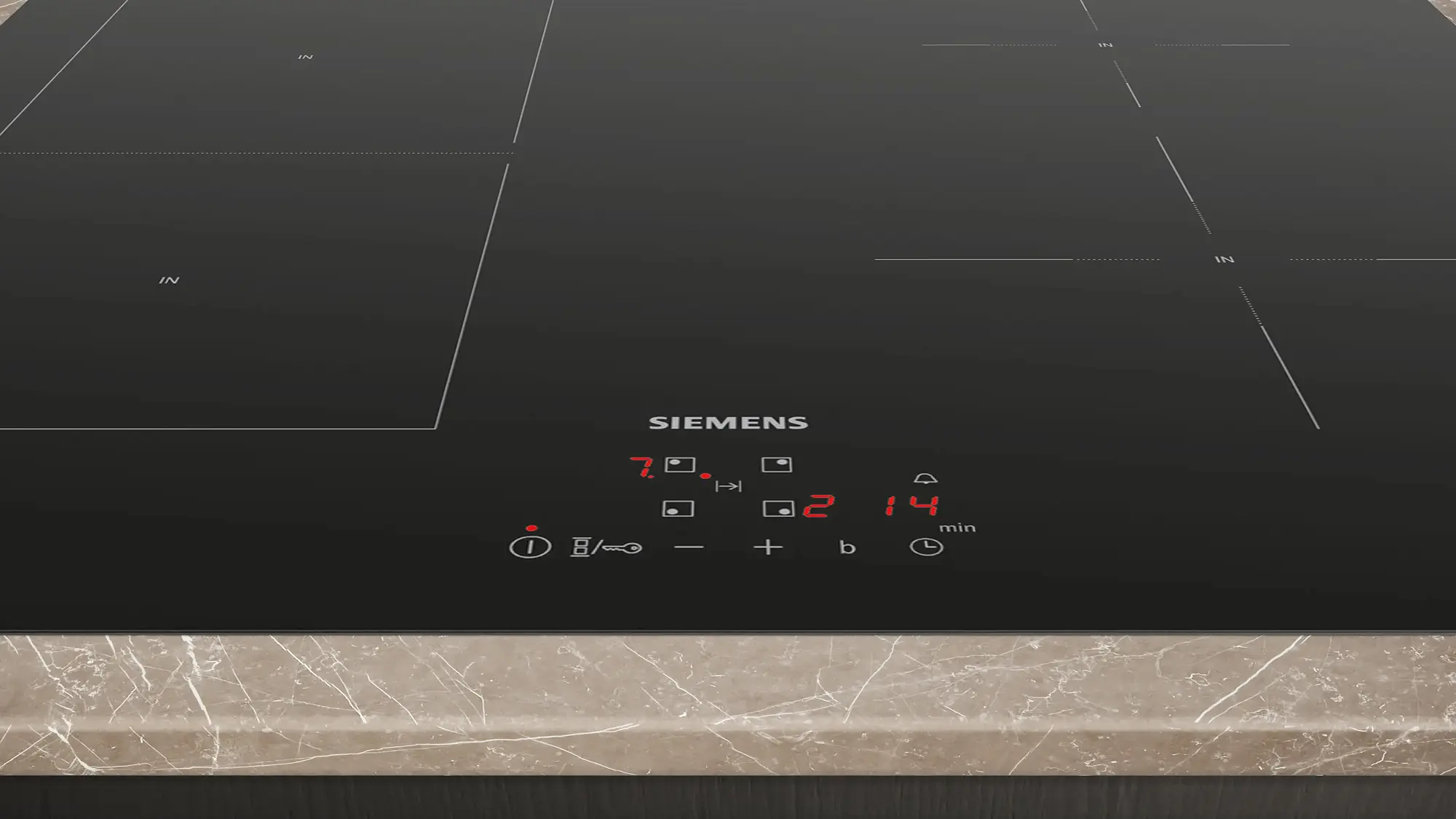 Встраиваемая индукционная варочная панель Siemens iQ500 EE611BPB5E (Black) - 2