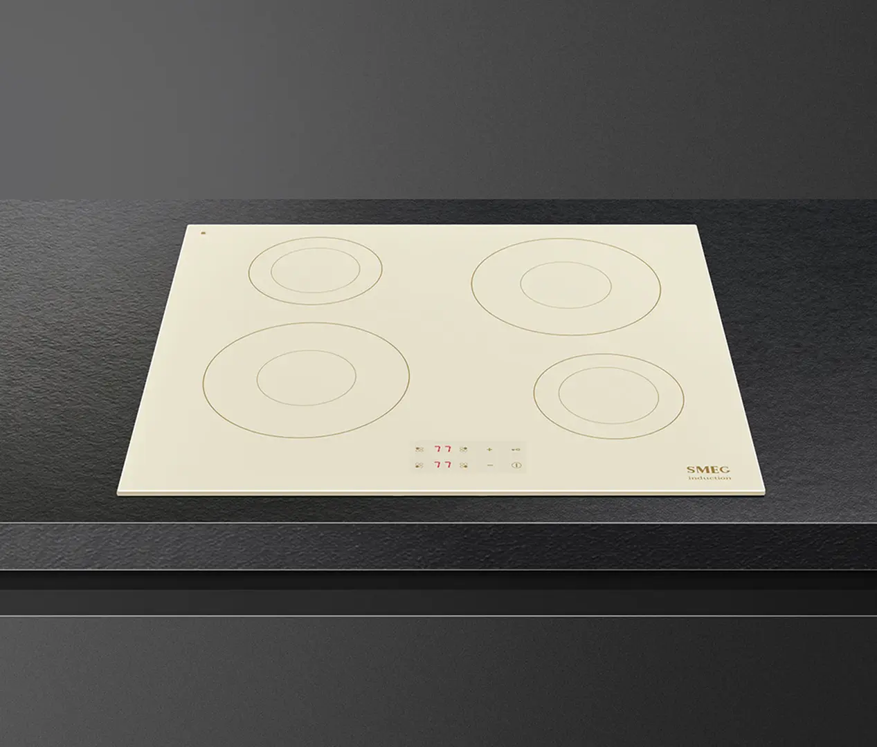 Встраиваемая индукционная варочная панель Smeg SI2641DP (Cream)