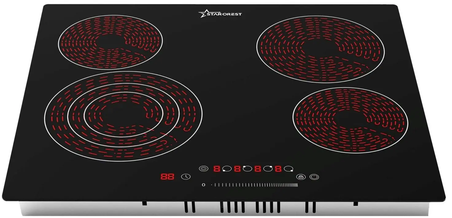 Plita electrica incorporabila Starcrest SEH-62S3 (Black)