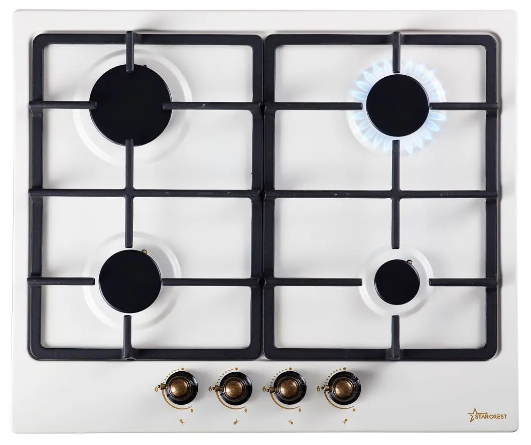 Plita de gaz incorporabila Starcrest SGH-4080CR (Cream)
