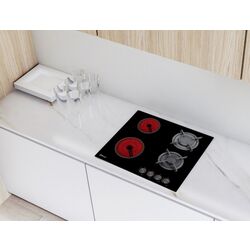 Aragaz incorporabil combinat Starcrest SEH-HM6042 (Black) Thumb