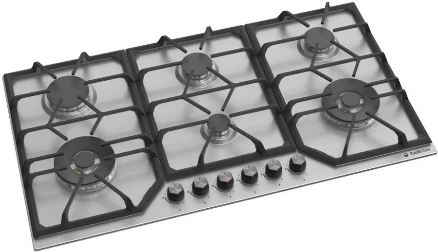 Aragaz incorporabil Studio Casa Ariana 90/6G (Inox)