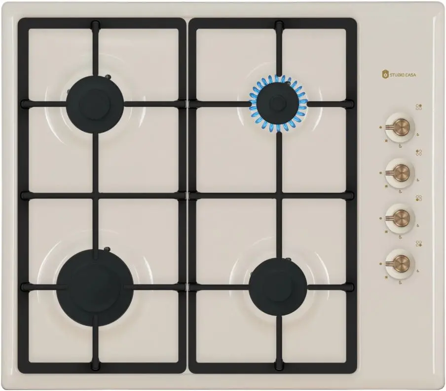 Aragaz incorporabil Studio Casa Dolce Vita PDV60BG (Beige)