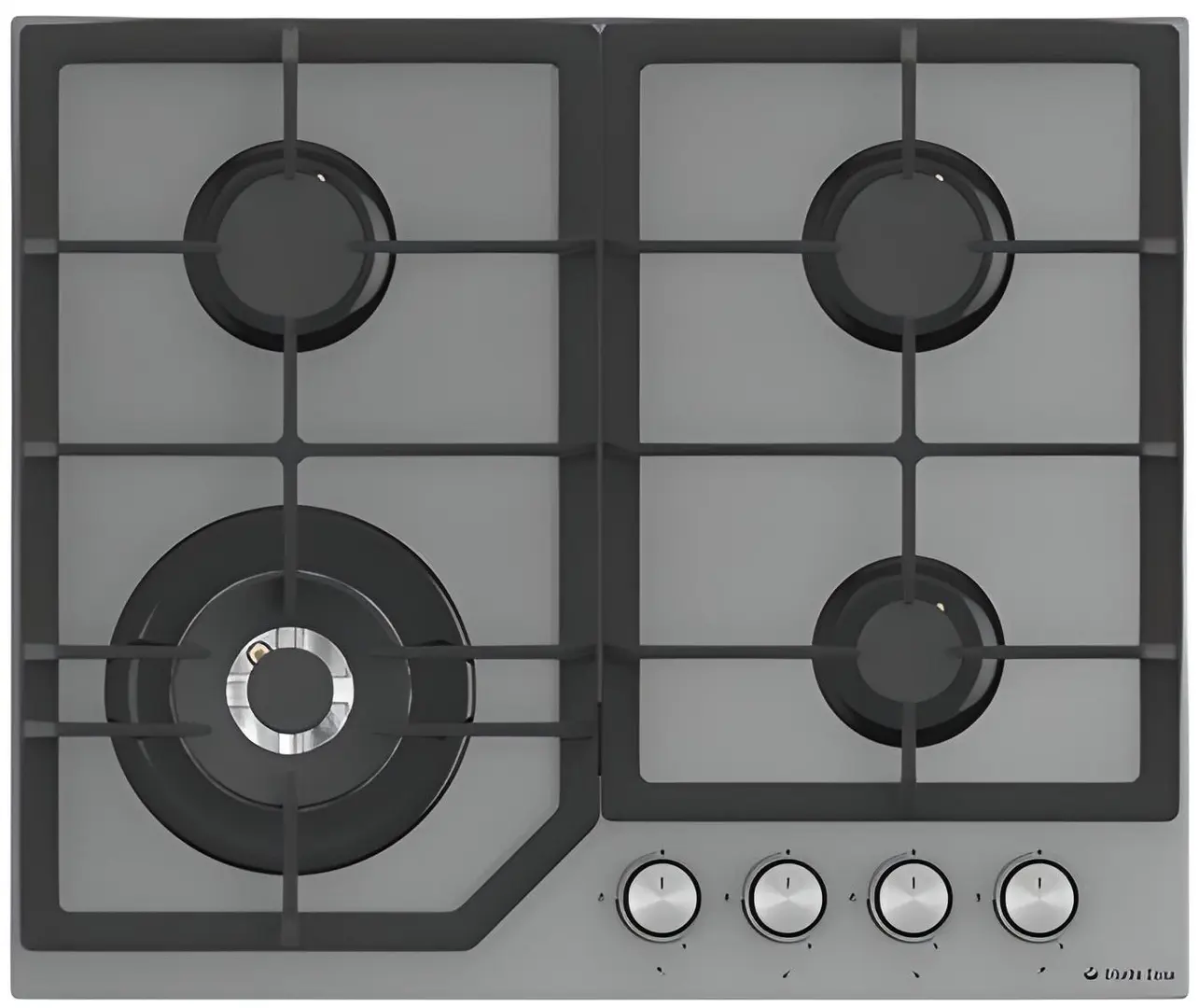 Встраиваемая газовая варочная панель Studio Casa PG660 Parma Glass (Grey)