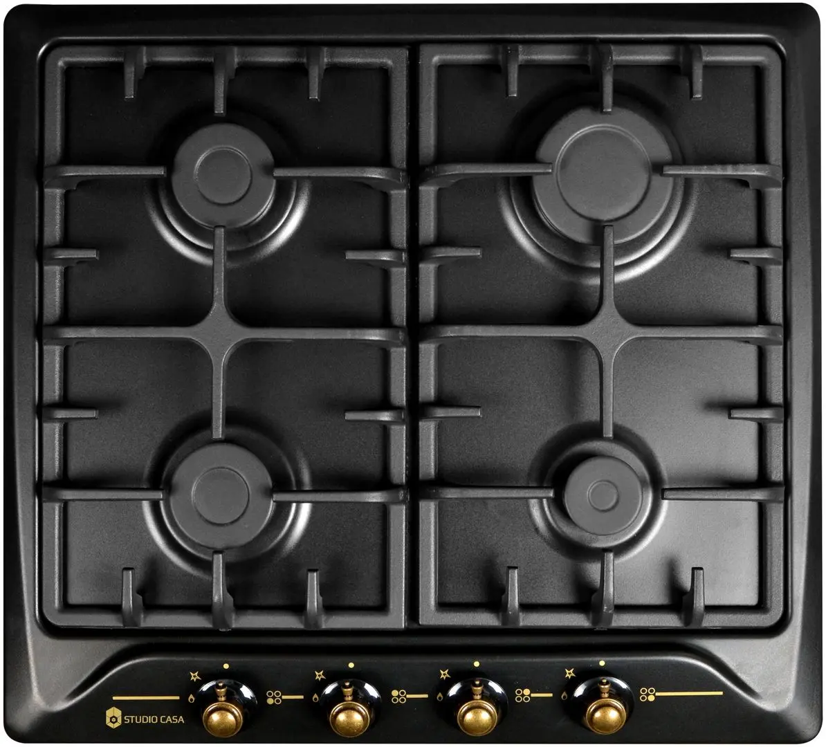 Встраиваемая газовая варочная панель Studio Casa PG660 Toscana (Black)