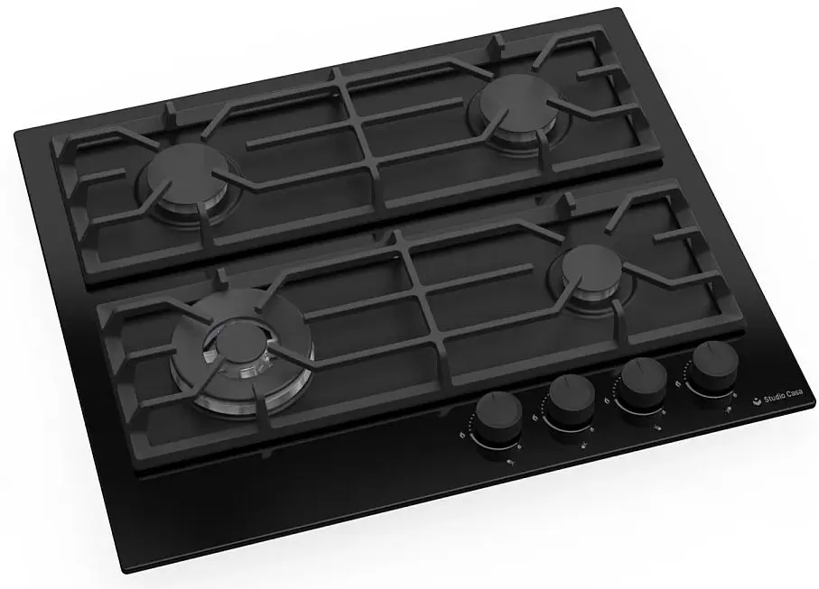 Aragaz incorporabil Studio Casa Rialto PG60RI (Black)