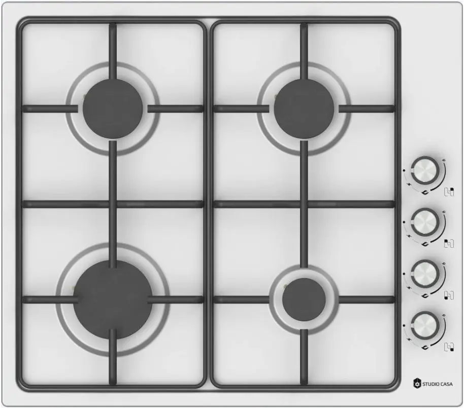 Aragaz incorporabil Studio Casa Vera 4G (Inox)