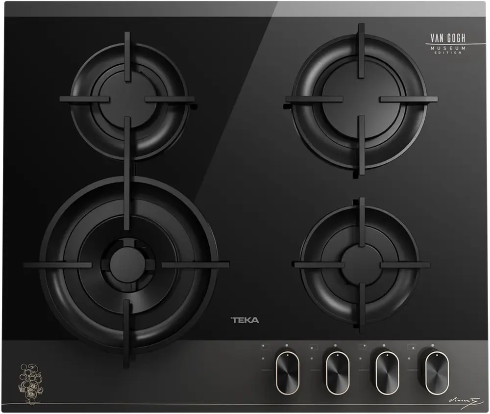 Plita de gaz incorporabila Teka Van Gogh GBC 64 VB VG (Black)