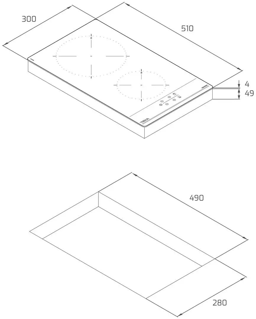 Plita cu inductie incorporabila Teka Easy IBC 32000 TTC (Black)