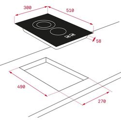 Plita electrica incorporabila Teka Maestro Easy TZC 32320 TTC (Black) Thumb