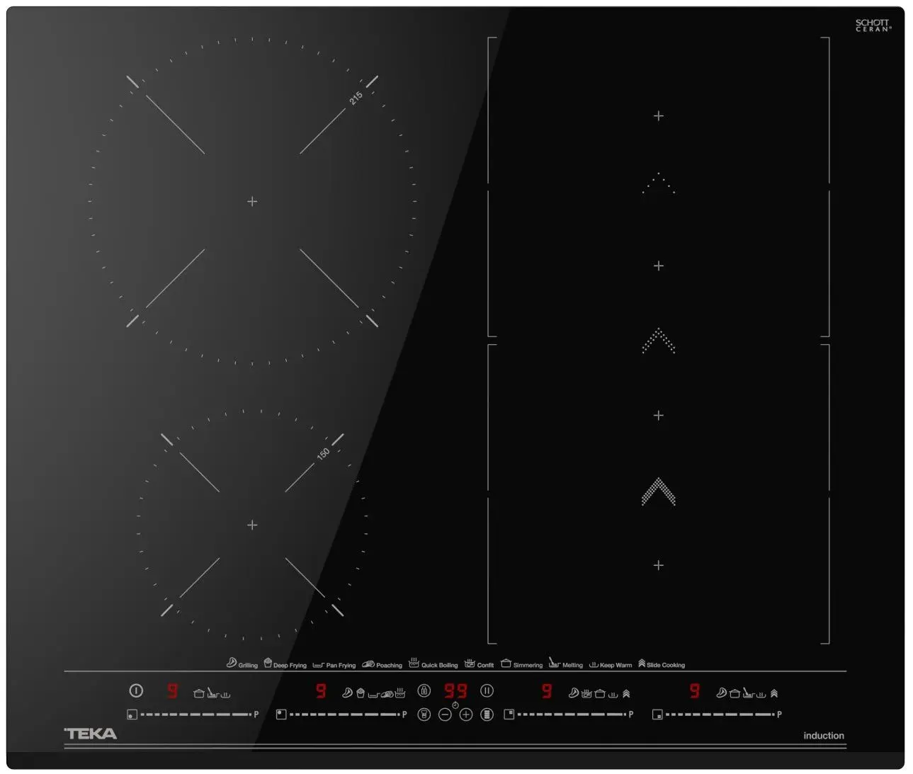 Plita incorporabila cu inductie Teka IZS 66800 MST (Black)