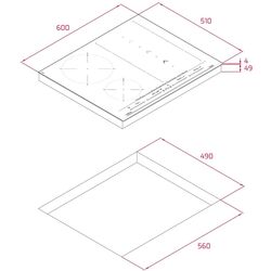Plita incorporabila cu inductie Teka IZS 66800 MST (Black) Thumb