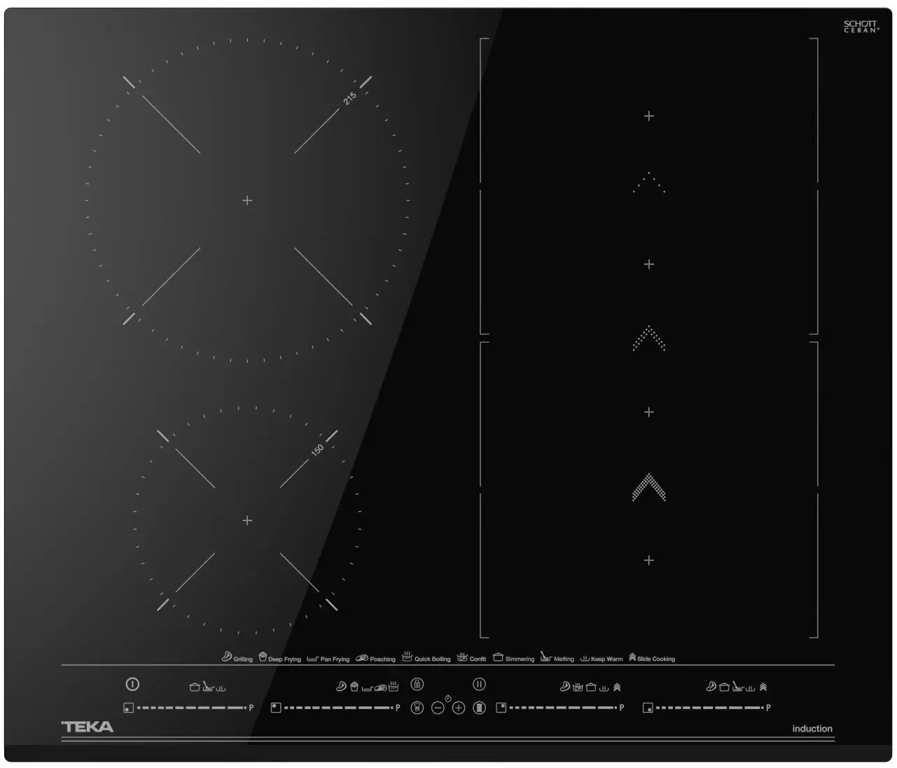 Plita incorporabila cu inductie Teka IZS 66800 MST (Black)