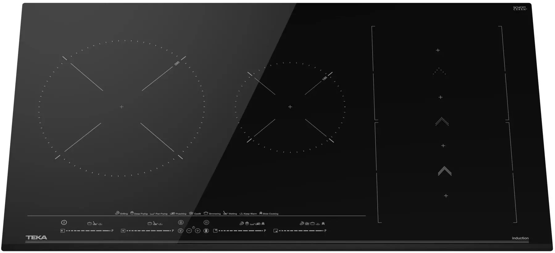 Встраиваемая индукционная варочная панель Teka IZS 96700 MST (Black)