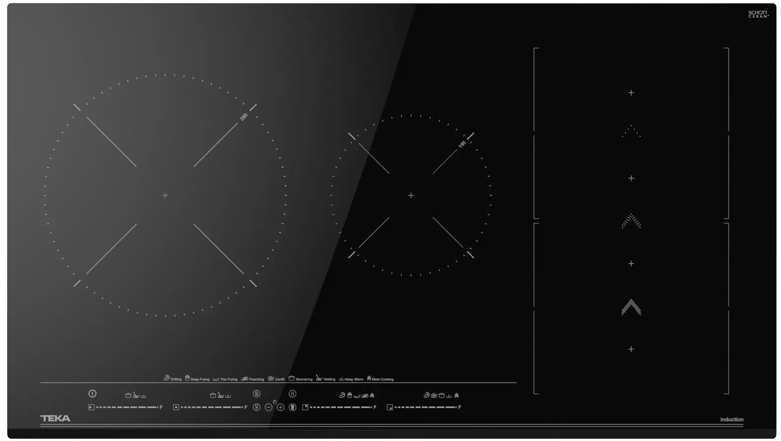 Встраиваемая индукционная варочная панель Teka IZS 96700 MST (Black)