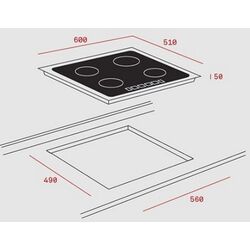 Plita inductiva incorporabila Teka Total IZF 64600 BK MSP (Black) Thumb
