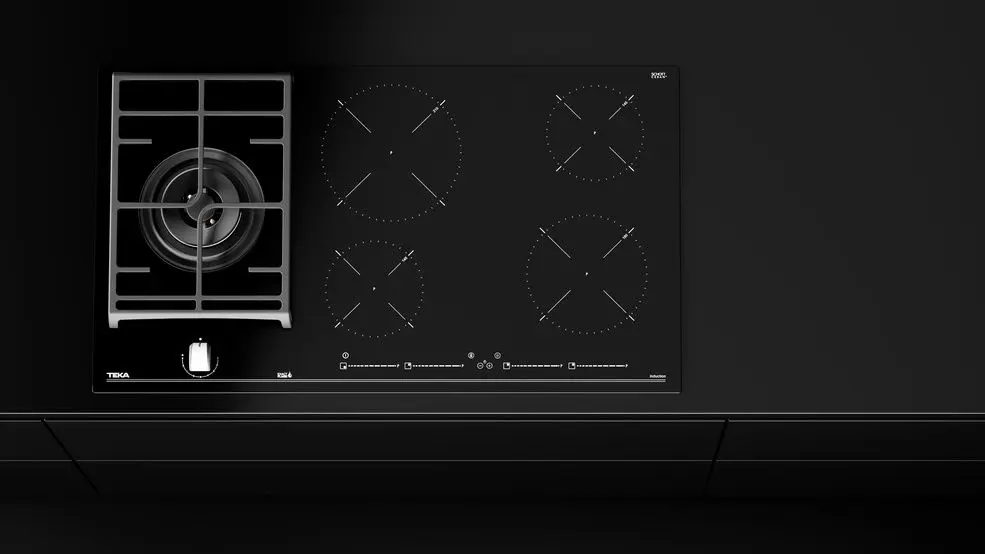 Встраиваемая комбинированная варочная панель Teka JZC 95314 ABN (Black)