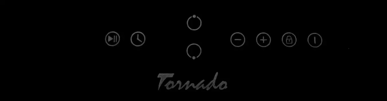 Plita electrica incorporabila Tornado GTR 350N EL Glass (Black)