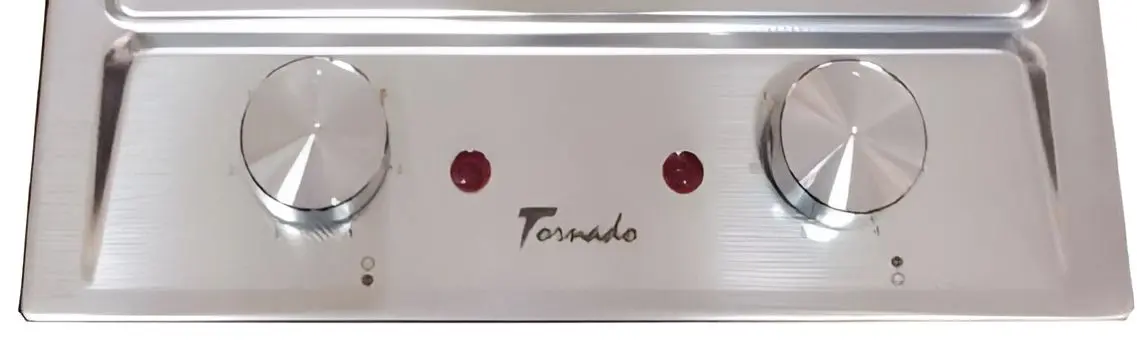 Plita electrica incorporata Tornado TEXTUR 2EL (Inox)