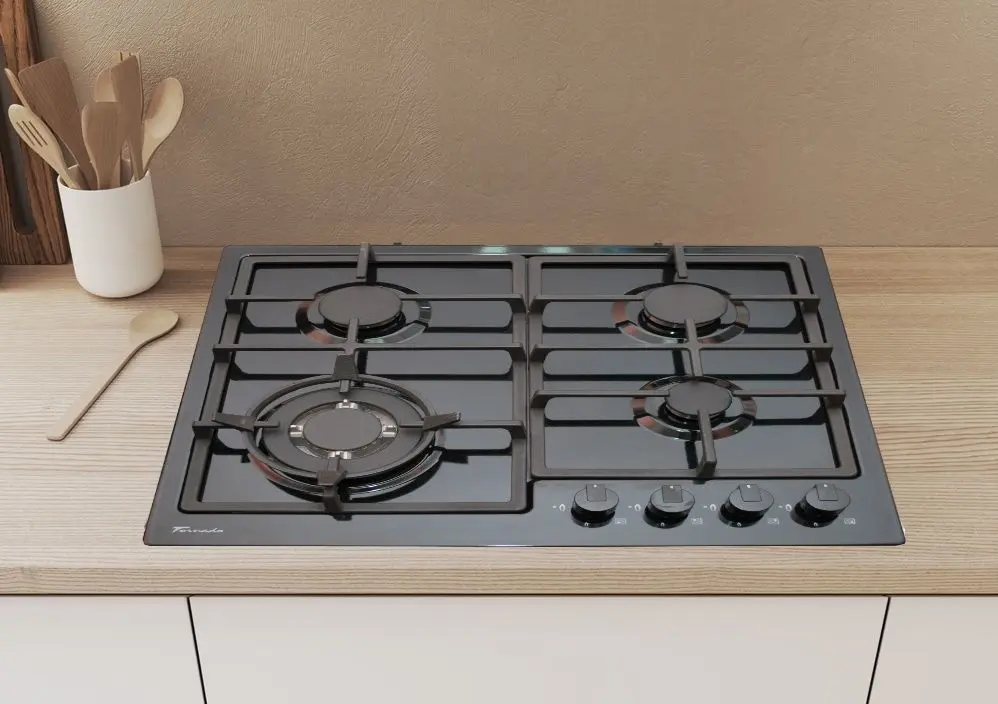 Встраиваемая газовая варочная панель Tornado EN-6500 (Black)