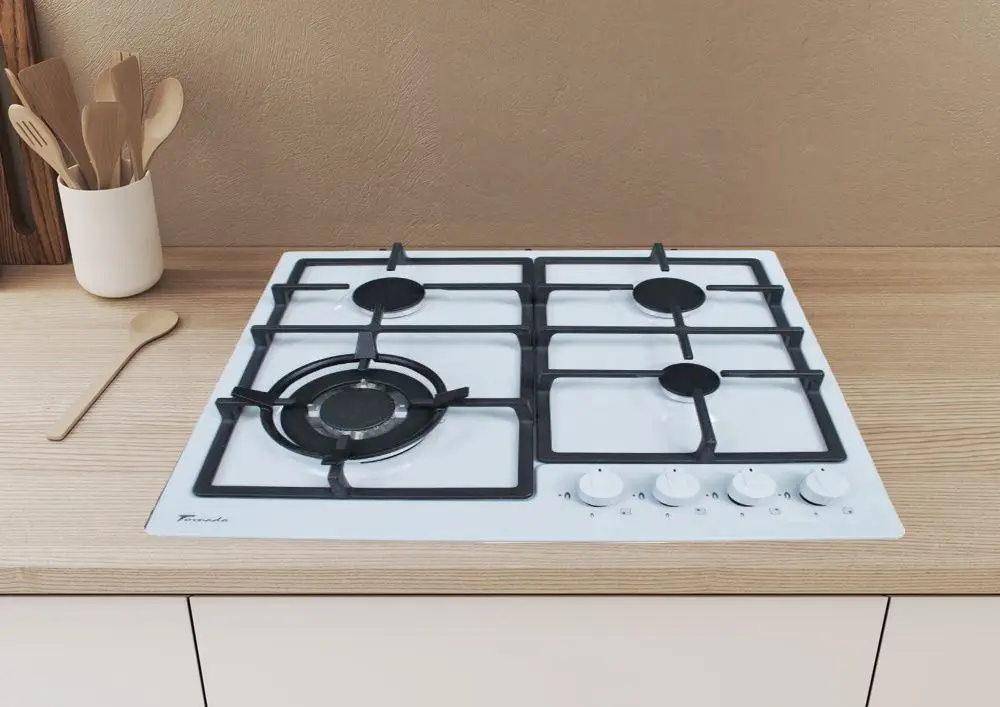 Plita de gaz incorporabila Tornado EN-6500 (White)