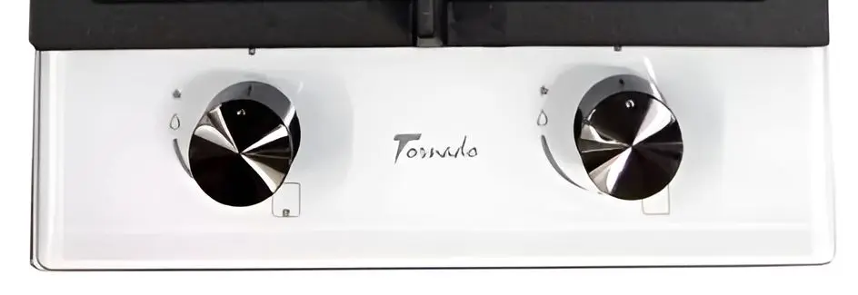 Plita incorporabila pe gaz Tornado XFG 3023 WH Turbo (White)