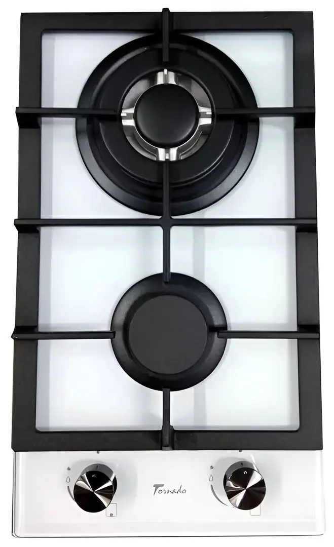 Plita incorporabila pe gaz Tornado XFG 3023 WH Turbo (White)