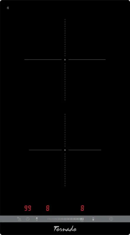 Встраиваемая индукционная варочная панель Tornado GTR 3036 Groove (Black)