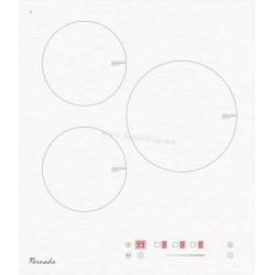 Встраиваемая индукционная варочная панель Tornado GTR 450NLP (White)