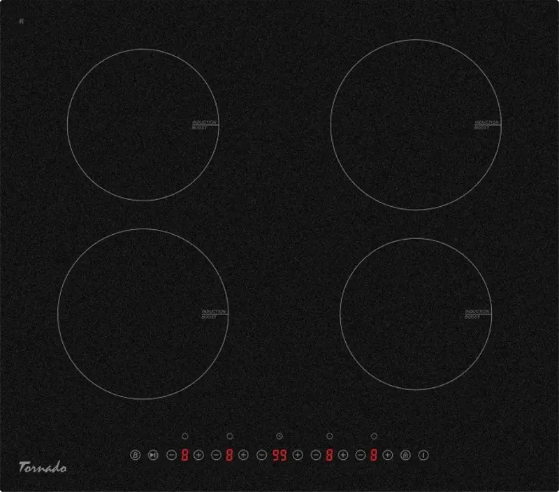 Встраиваемая индукционная варочная панель Tornado GTR600NLP (Matte Black)