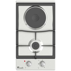 Plita incorporabila de gatit combinata Tornado BRD30 1G1E IX (Inox)