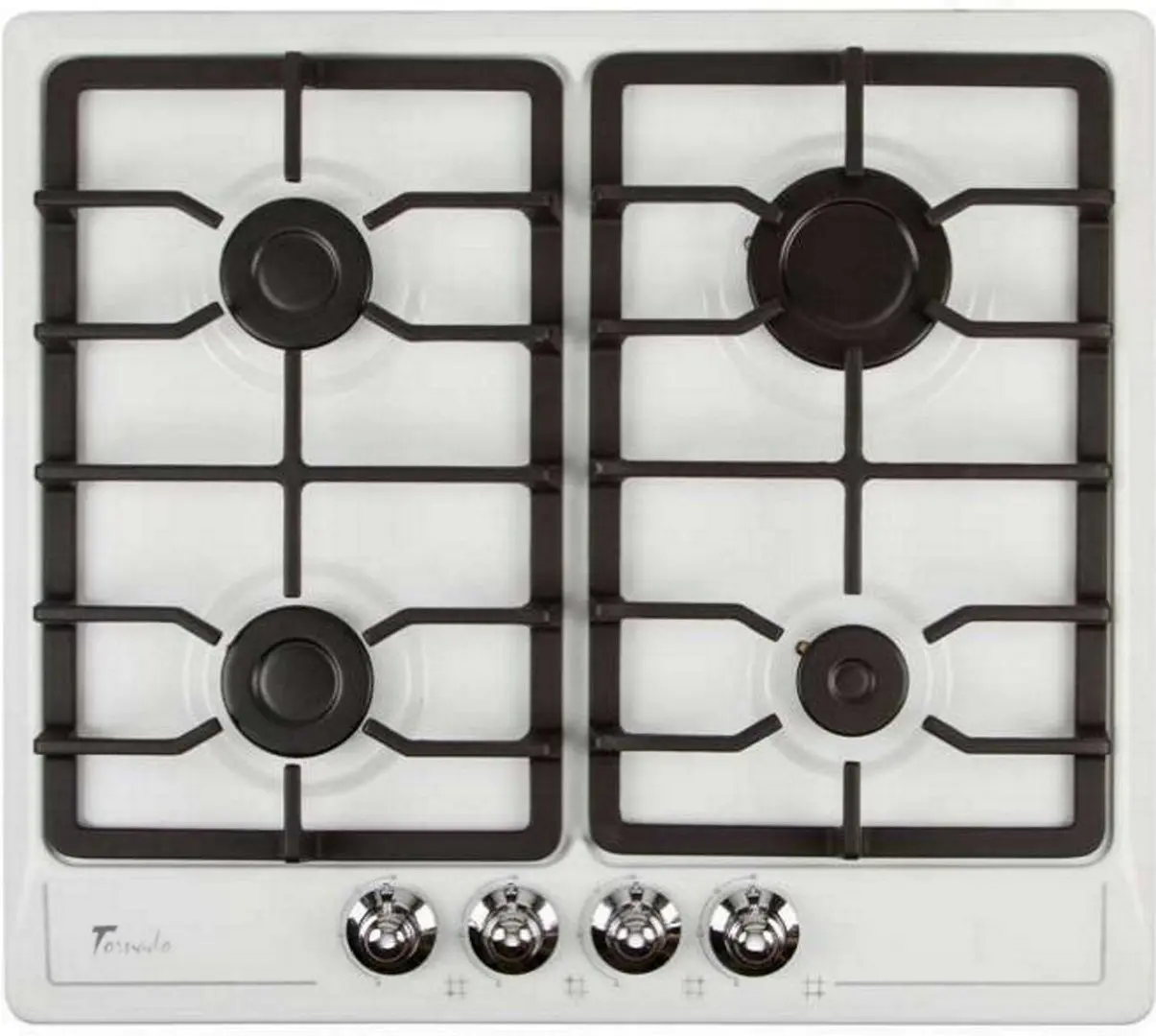 Plita pe gaz incorporabila Tornado TRC 4023FR RU S WH (White)