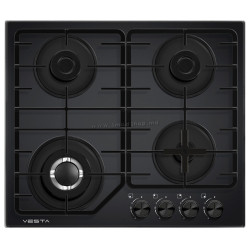 Aragaz incorporabil Vesta BHK6060ICG/BL (Black)