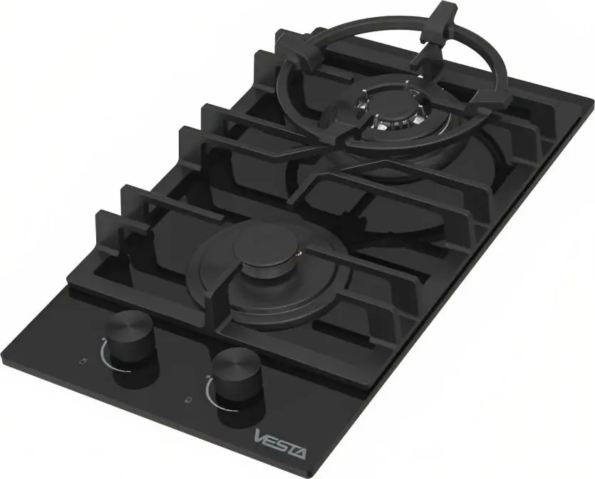 Aragaz incorporabil Vesta BH3060ICG/BL (Black)