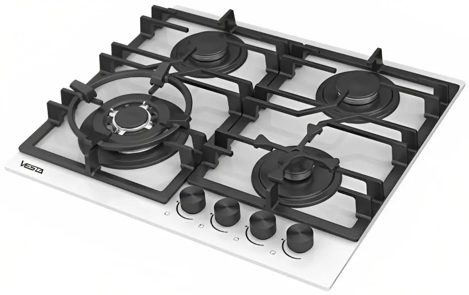 Plita de gaz incorporabila Vesta BH6060IСG/W (White)