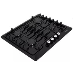 Встраиваемая газовая варочная панель Vesta BHF6060ICE/BL (Black) Thumb