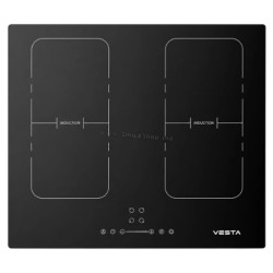 Встраиваемая индукционная варочная панель Vesta BHFI6060FZG/BL (Black)