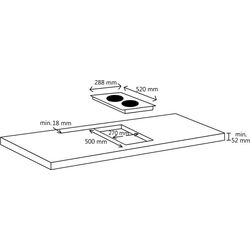 Plita electrica incorporabila VidaXL 50783 (Black) Thumb