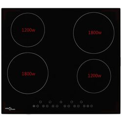 Plita electrica incorporabila VidaXL 50784 (Black) Thumb