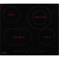 Plita electrica incorporabila VidaXL 50785 (Black) Thumb