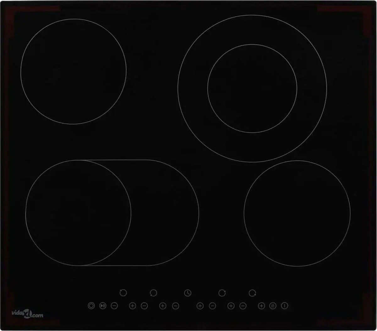 Plita electrica incorporabila VidaXL 50785 (Black)