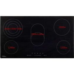 Plita electrica incorporabila VidaXL 51440 (Black) Thumb