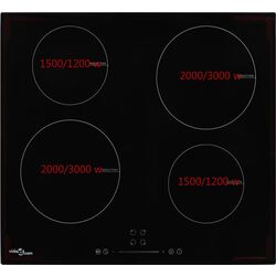 Plita incorporabila cu inductie VidaXL 50787 (Black) Thumb