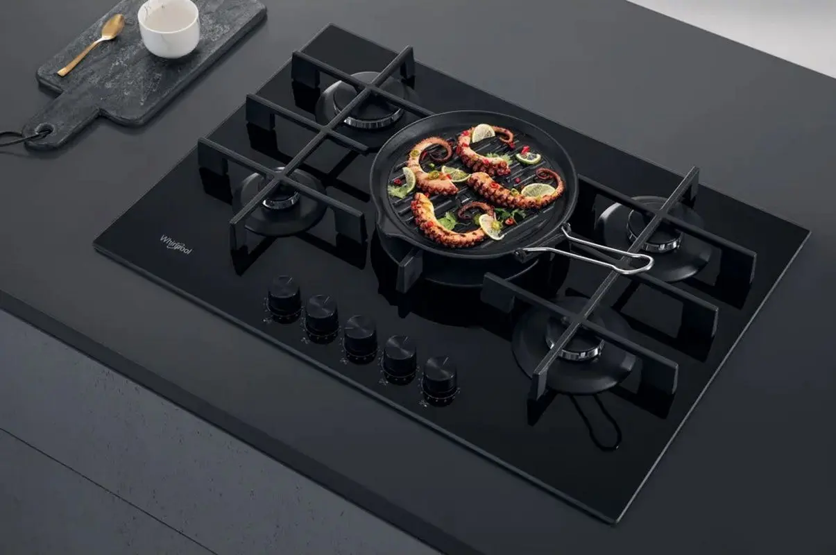 Встраиваемая газовая варочная панель Whirlpool AKWL 728/NB (Black)