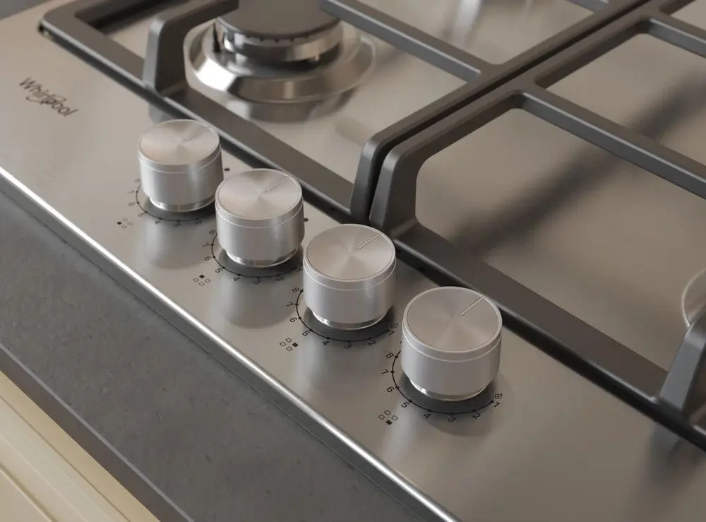 Aragaz incorporabil Whirlpool TKRL 661 IX (Inox)