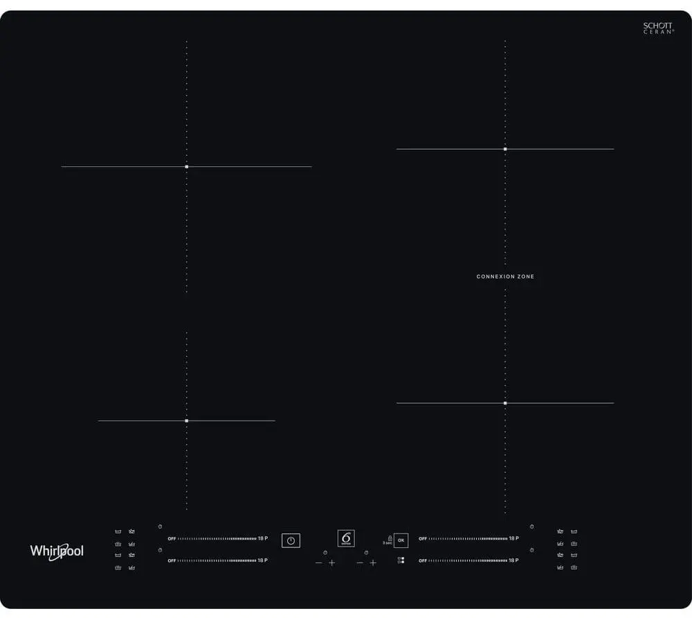 Plita incorporabila cu inductie Whirlpool WB S0060 NE (Black)