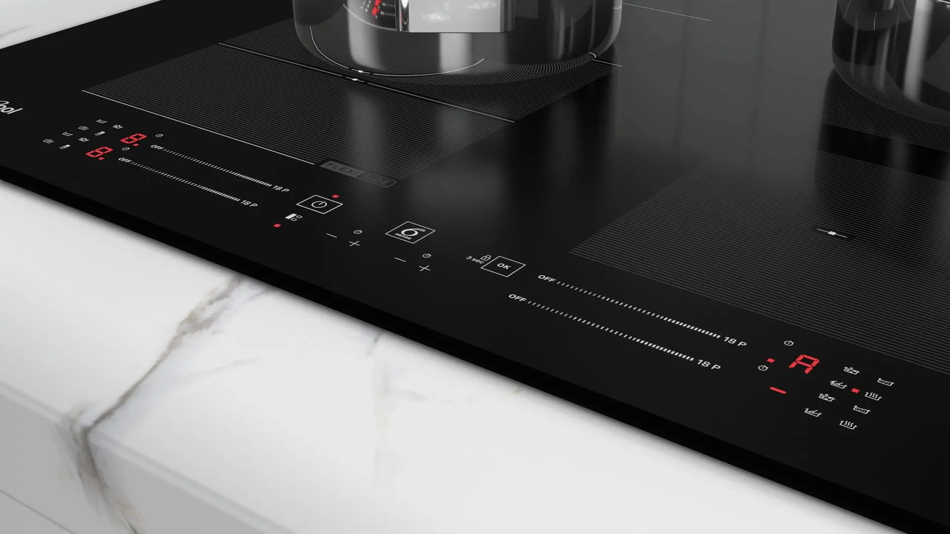 Встраиваемая индукционная варочная панель Whirlpool WF S9365 BF/IXL (Black) - 5