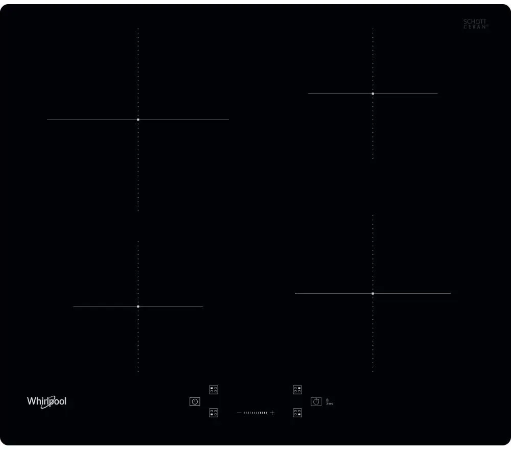 Plita incorporabila cu inductie Whirlpool WS QS460 NE (Black)