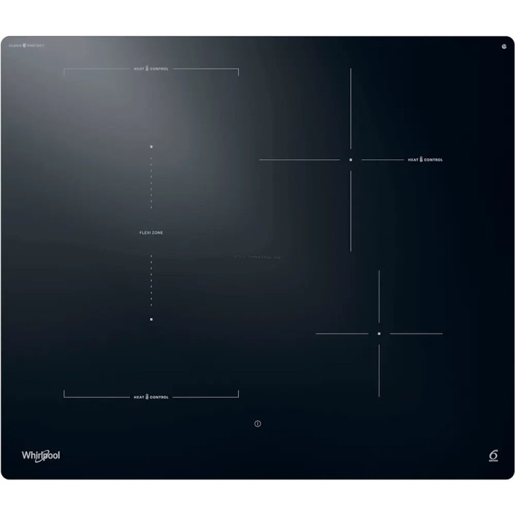 Plita incorporabila cu inductie Whirpool WTX6014DCF (Black)