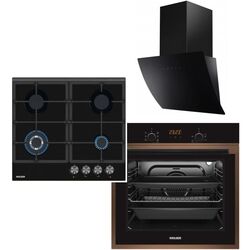 Комплект встраиваемой техники Wolser WL-601ALTC + WL-TR6400GTBC + WL-TR08DBC (Black)